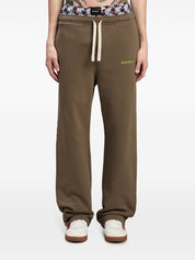 CLASSIC LOGO EMB SWEATPANTS TAUPE LIME