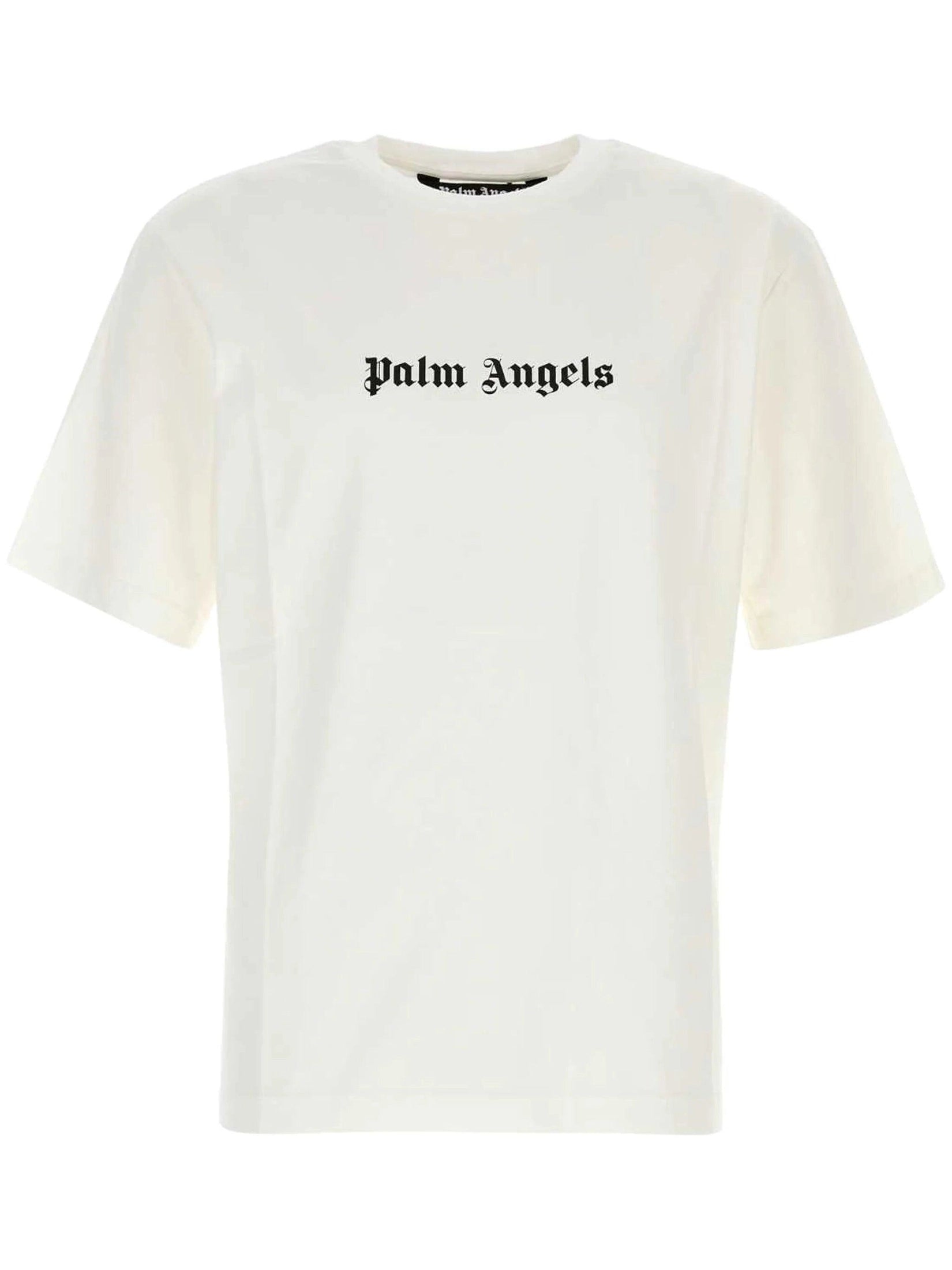 Classic logo slim tee white black