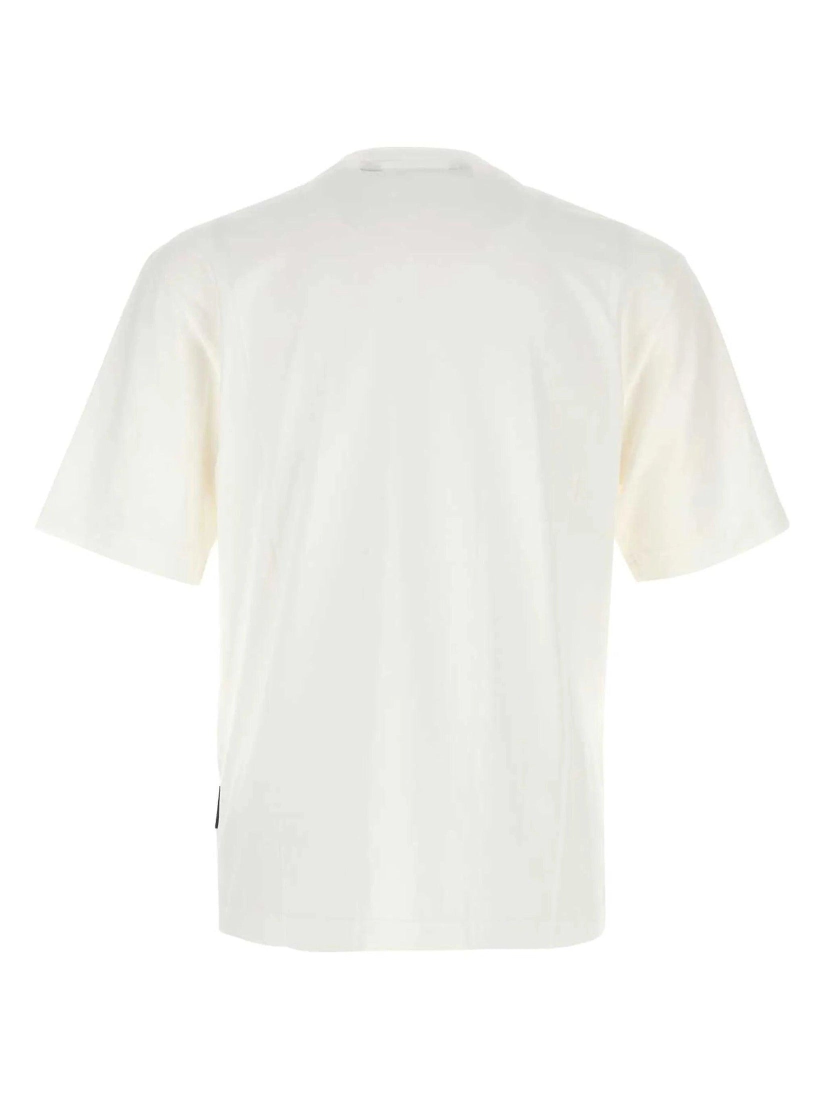Classic logo slim tee white black