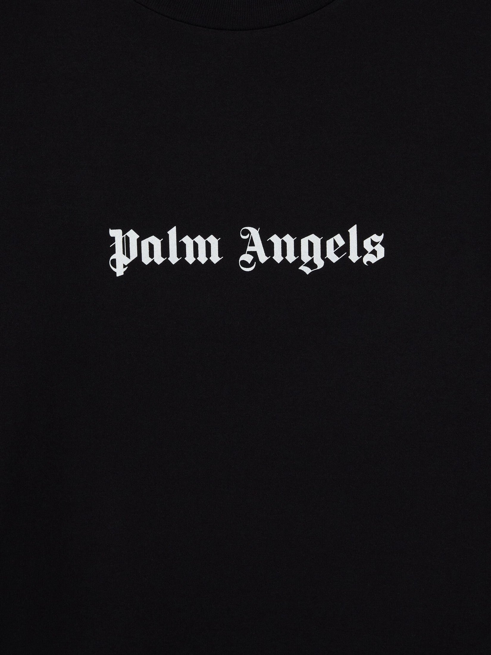 Classic logo slim tee black white