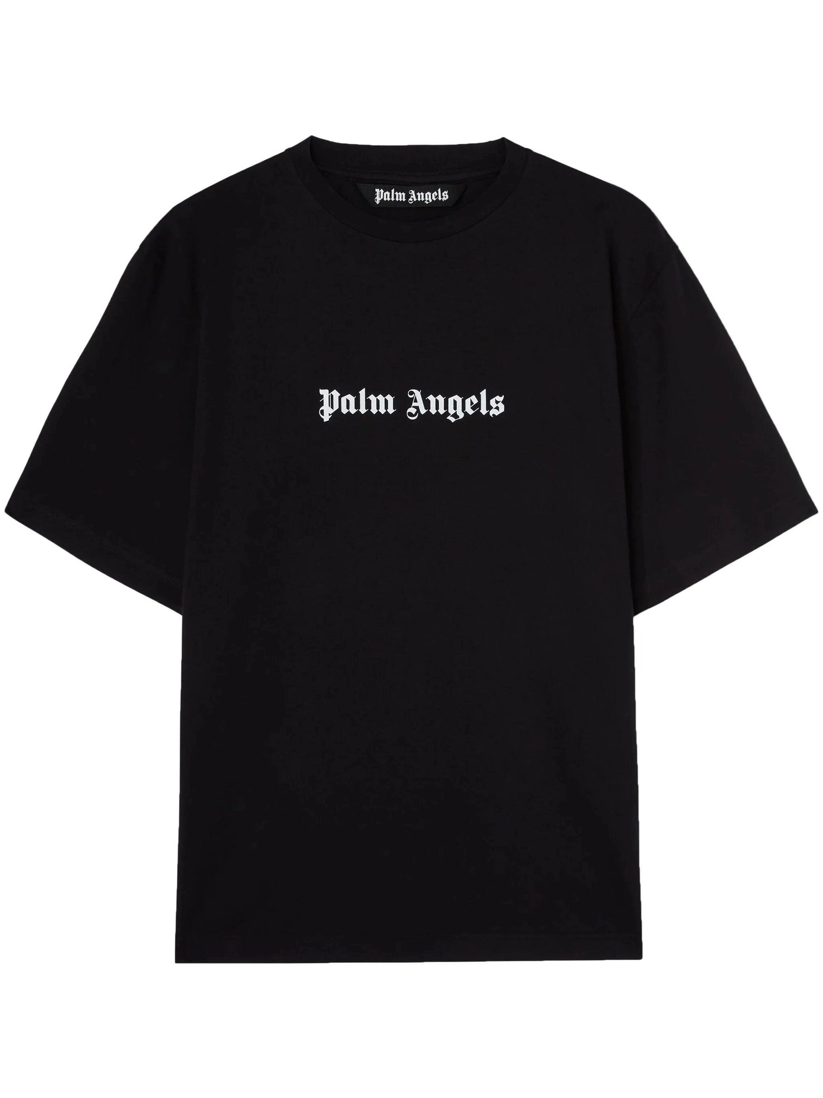 Classic logo slim tee black white