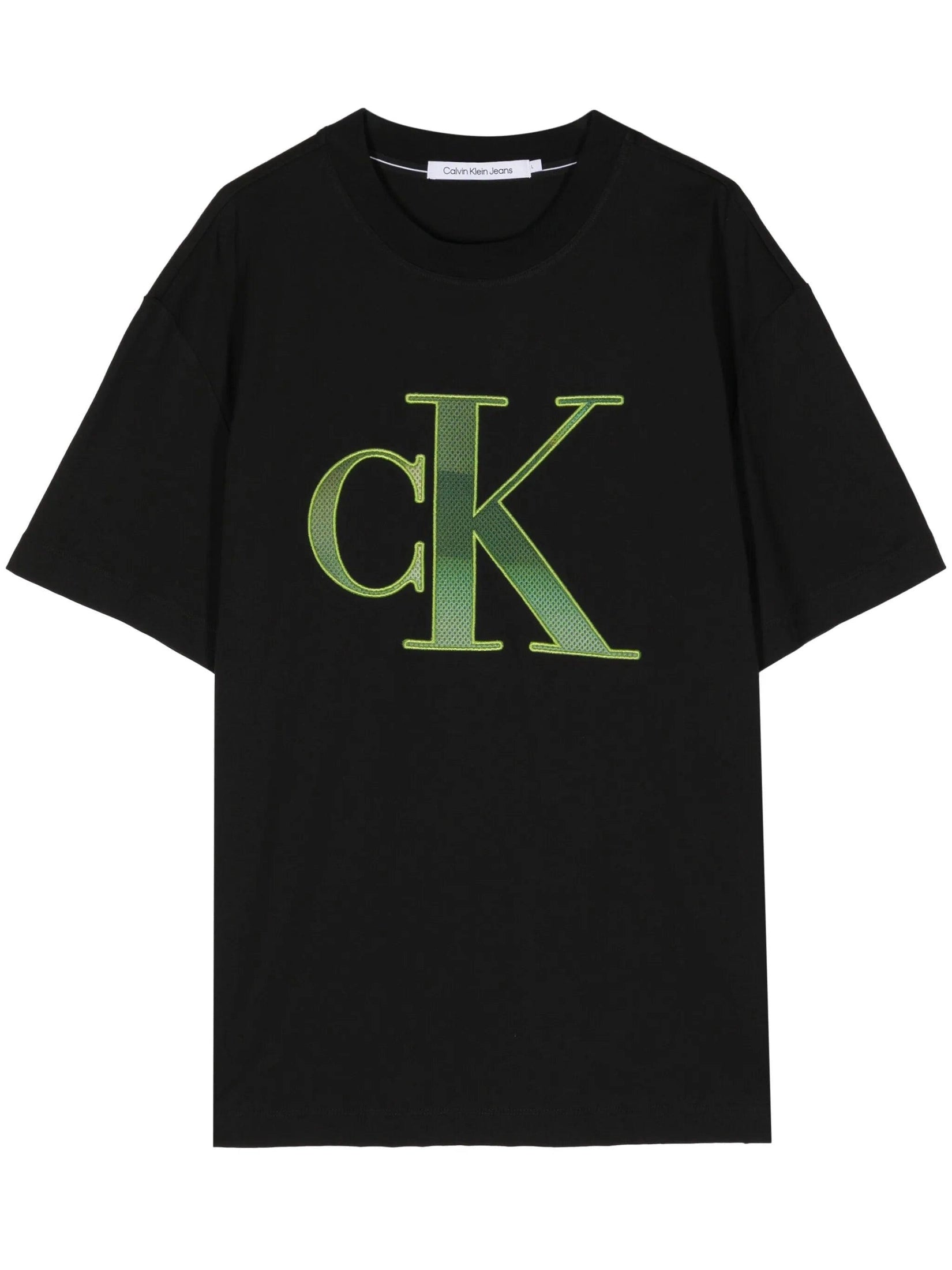 Perforated monologo tee