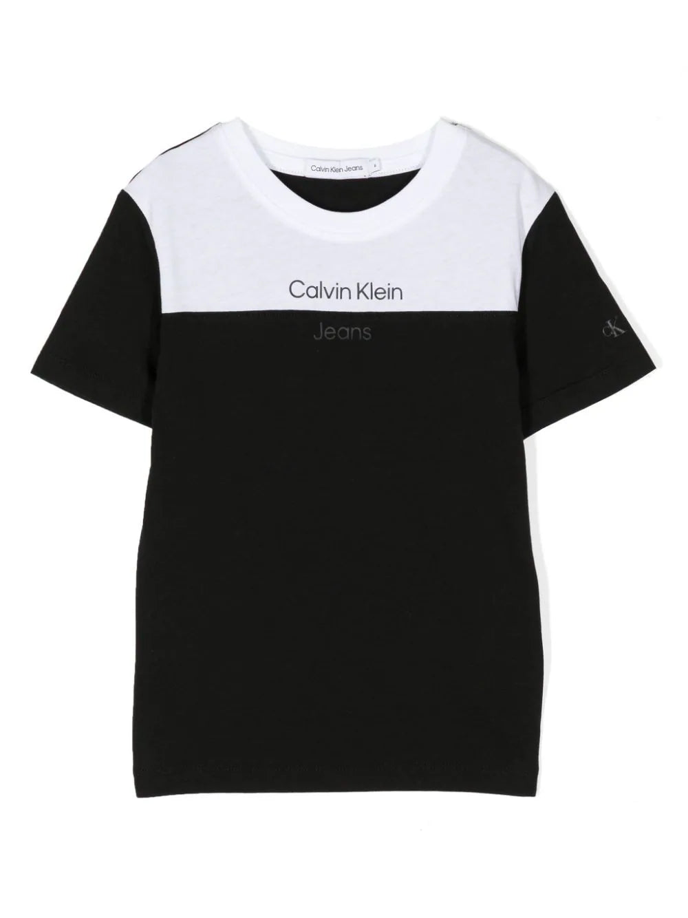 two-tone panelled T-shirt