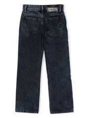 Logo-tag high-rise jeans