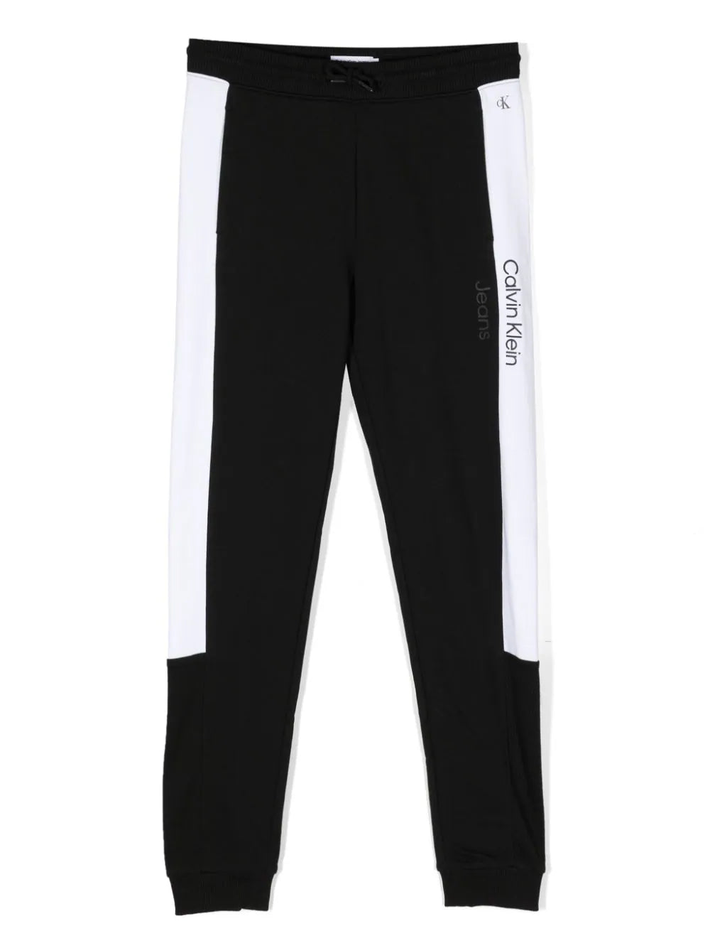 Two-tone panelled track pants