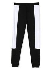 Two-tone panelled track pants