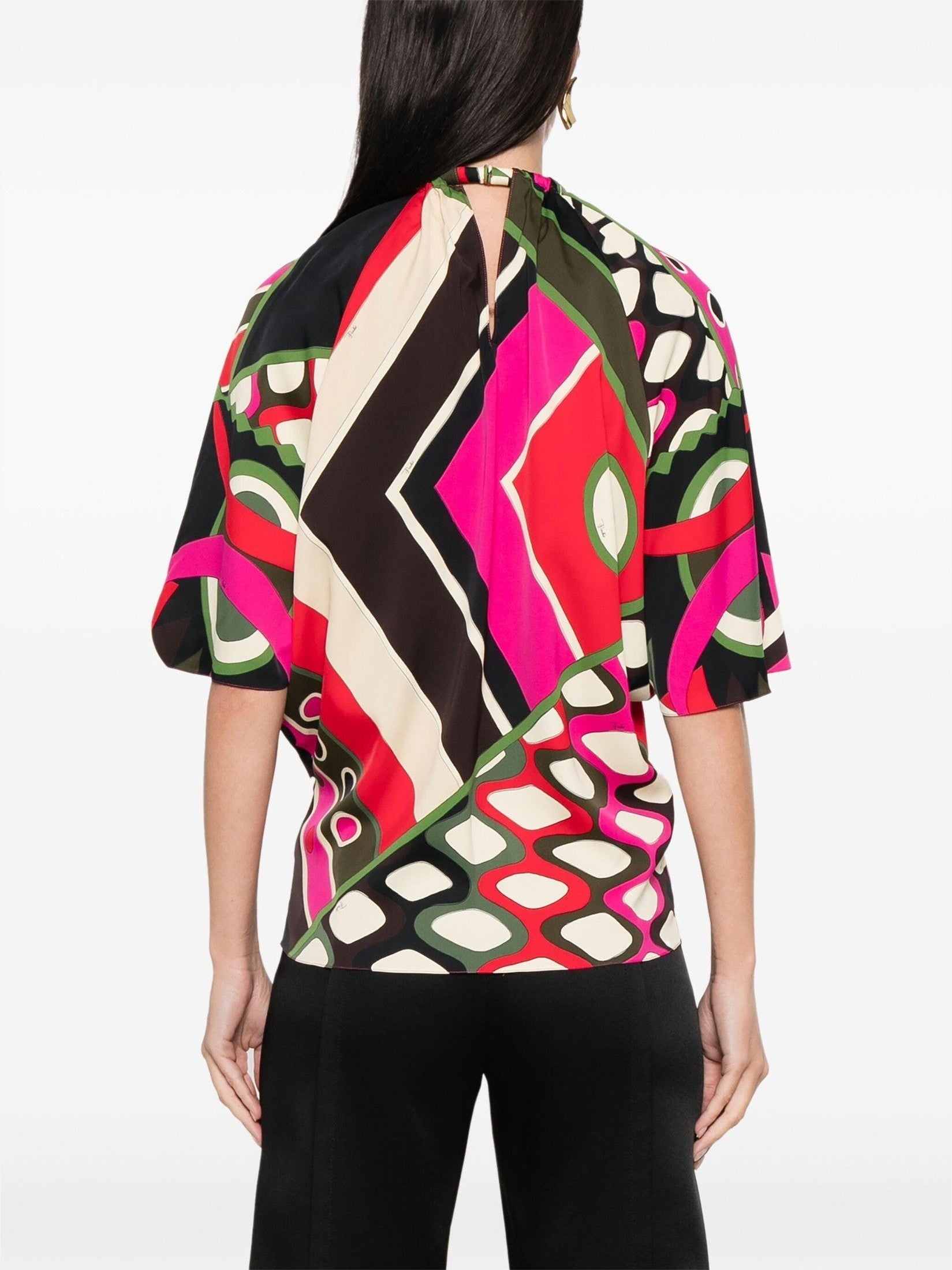 Woman woven s.s. top