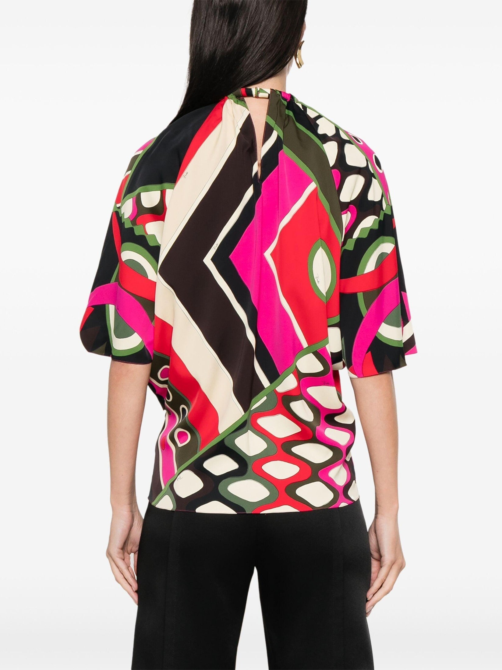Woman woven s.s. top