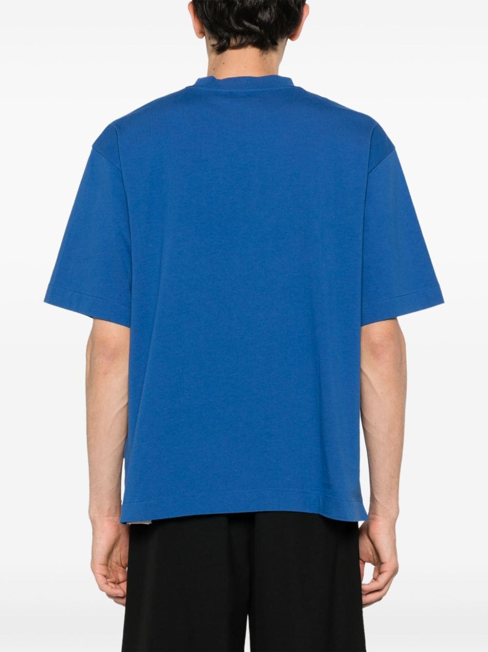 BIG BOOKISH SKATE S/S TEE TREU BLUE - WH