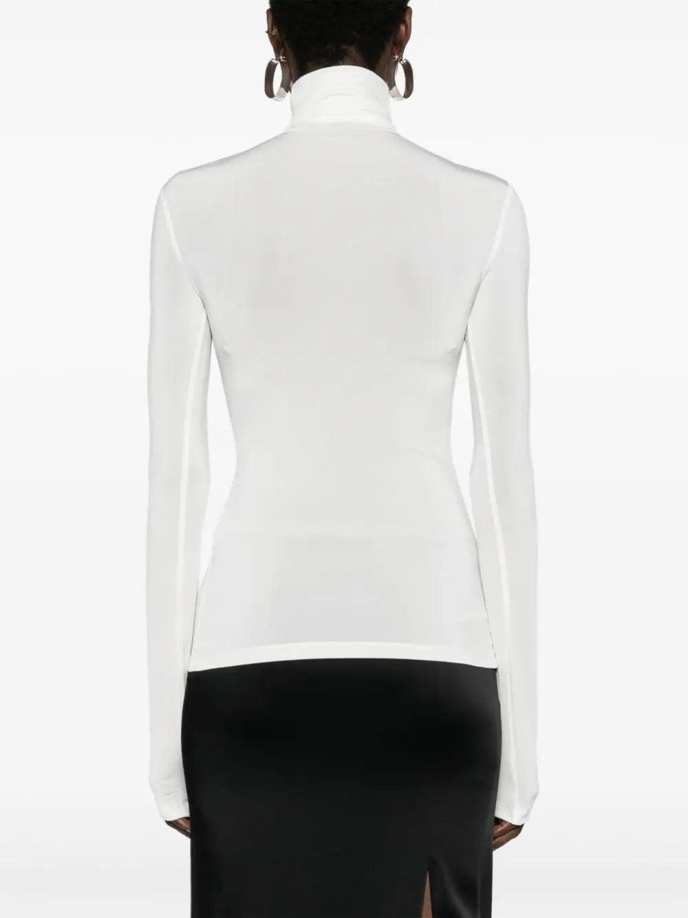 OFF STAMP SEC SKIN L/S TURTLE WHITE BLAC