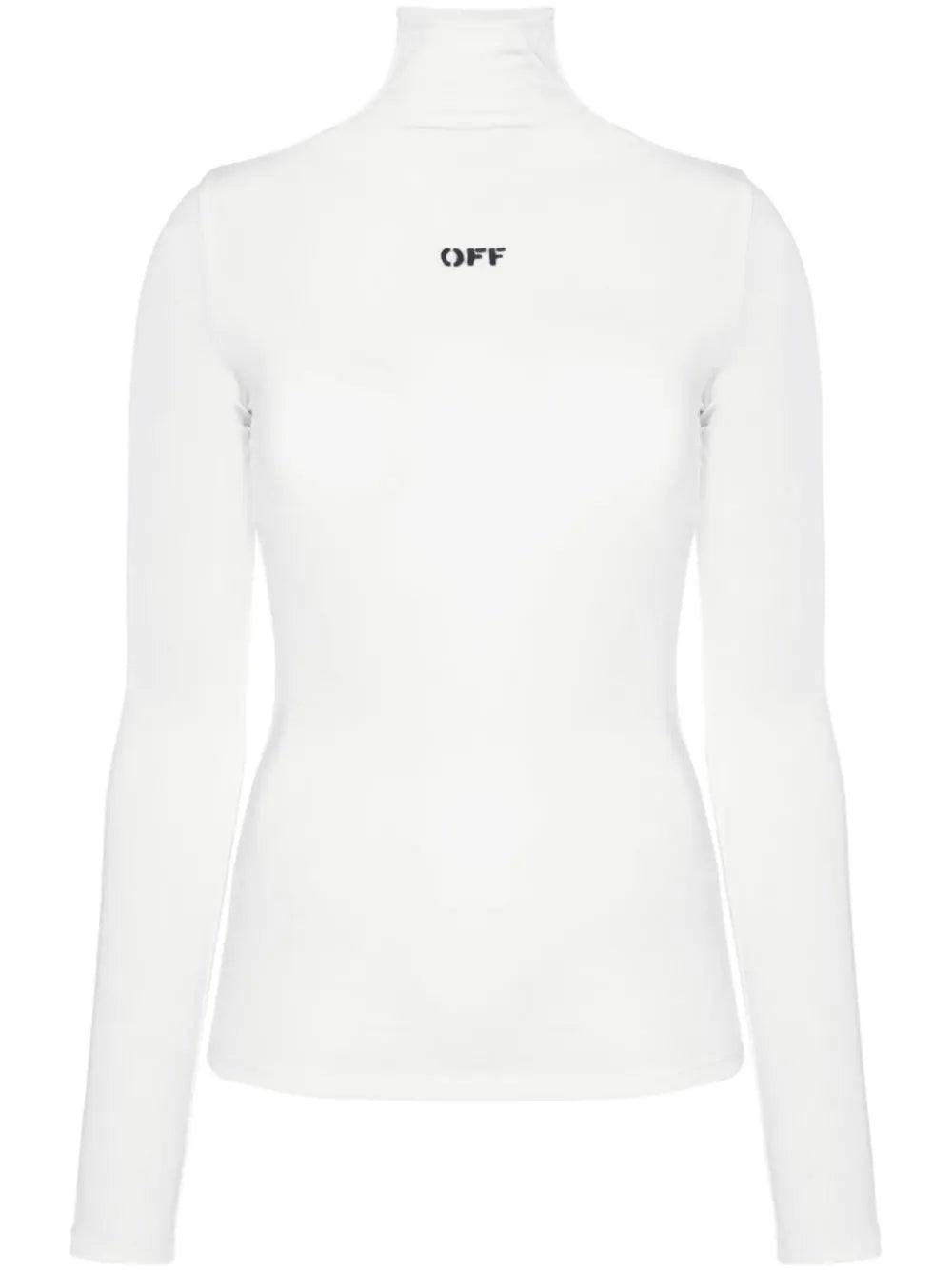 OFF STAMP SEC SKIN L/S TURTLE WHITE BLAC