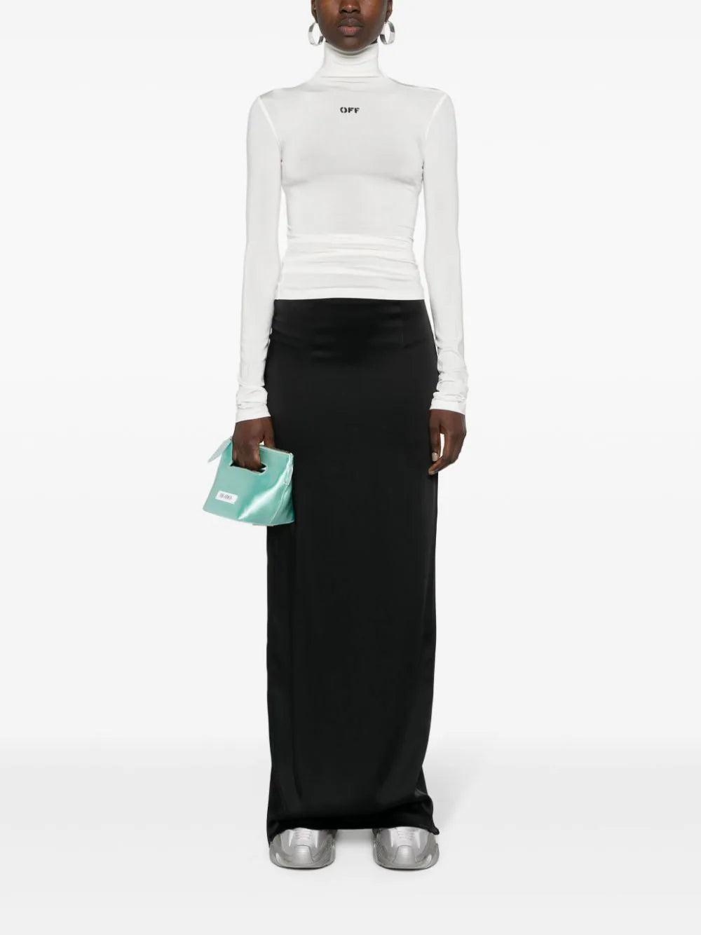 OFF STAMP SEC SKIN L/S TURTLE WHITE BLAC