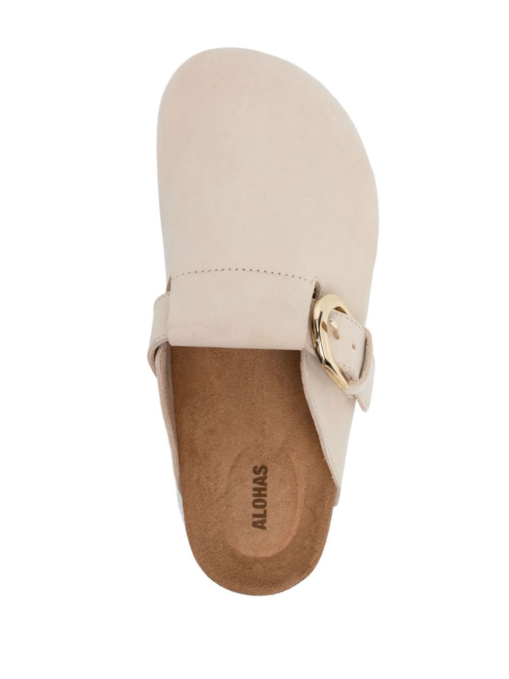 Travis cream Leather Mules