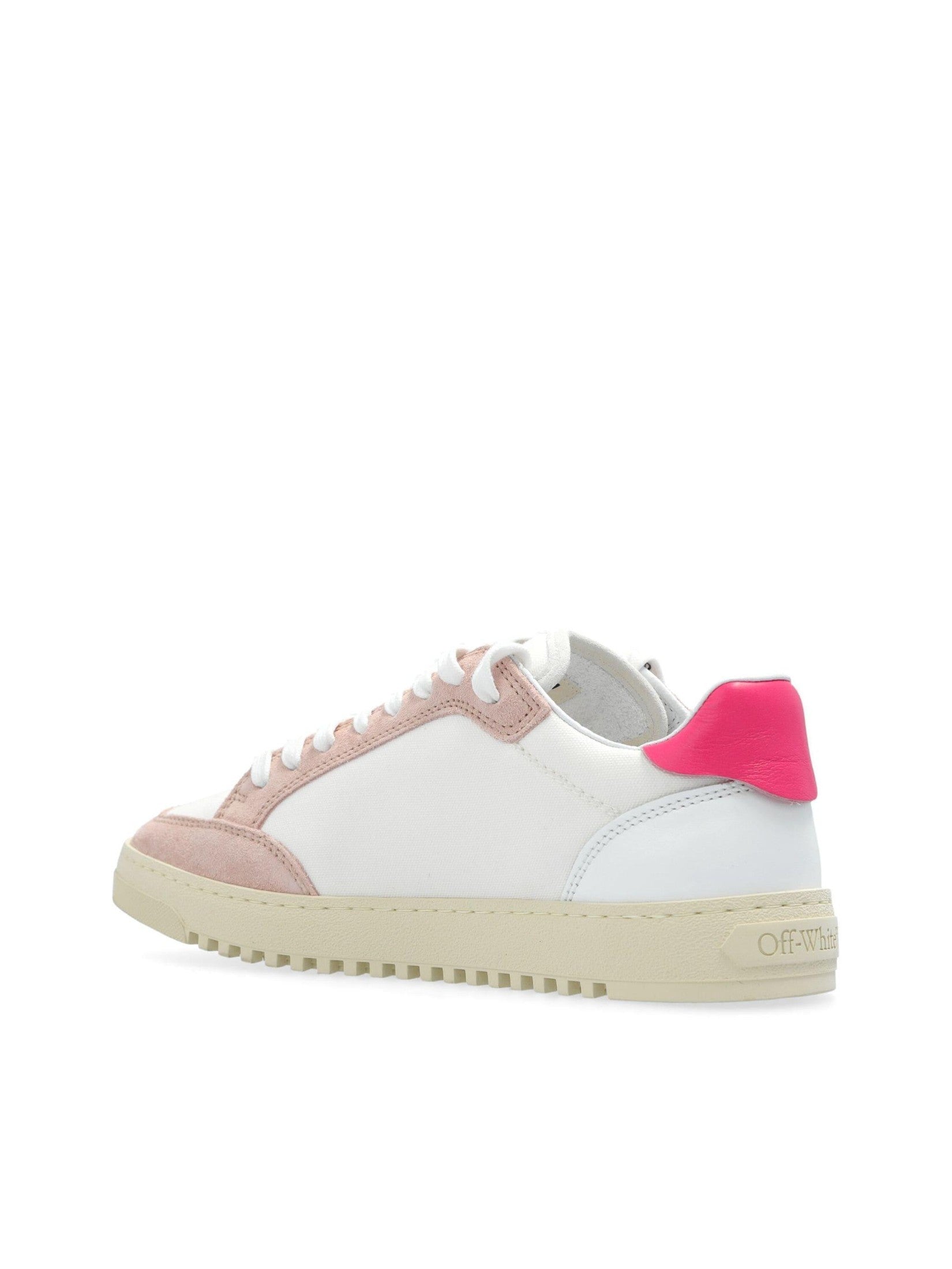 5.0 off court suede/ canvas white - rose