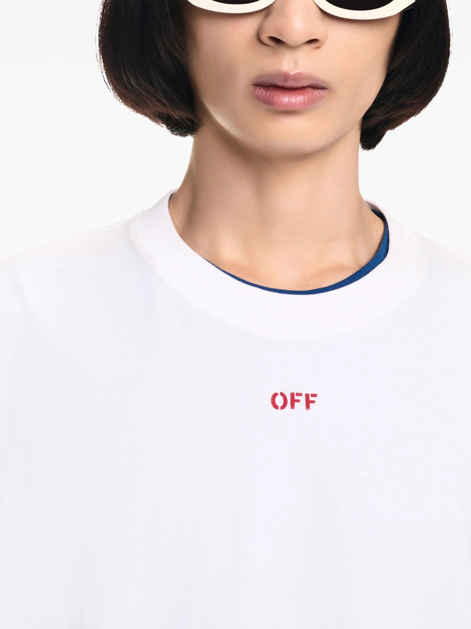 Smile arrow skate over s/s te white - hi