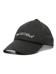 BASEBALL CAP OUT OF OFFICE BLACWHITE