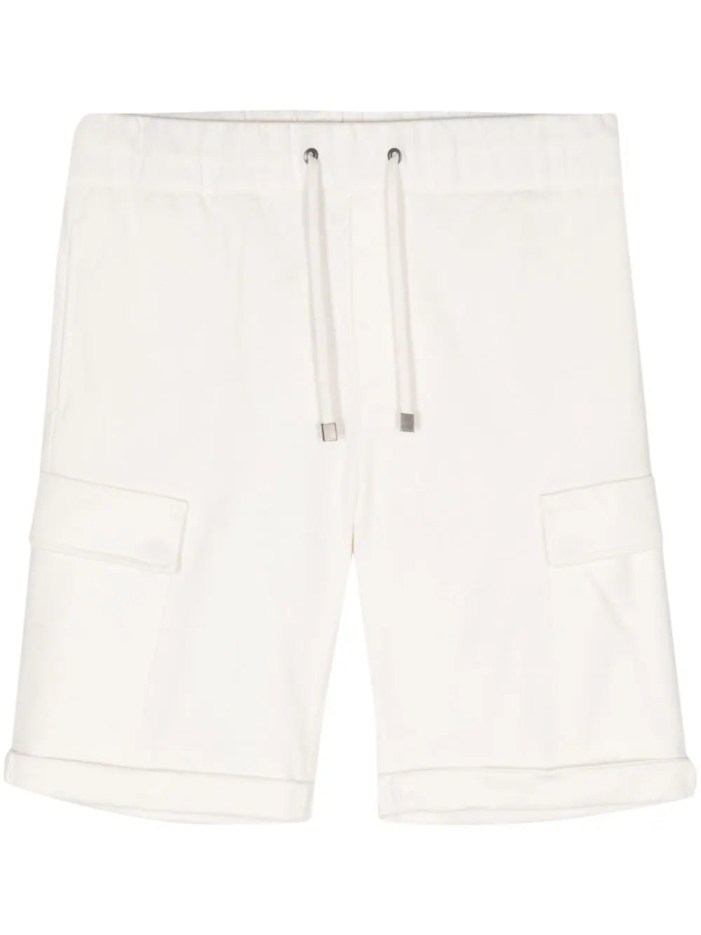 Drawstring-waist cotton shorts