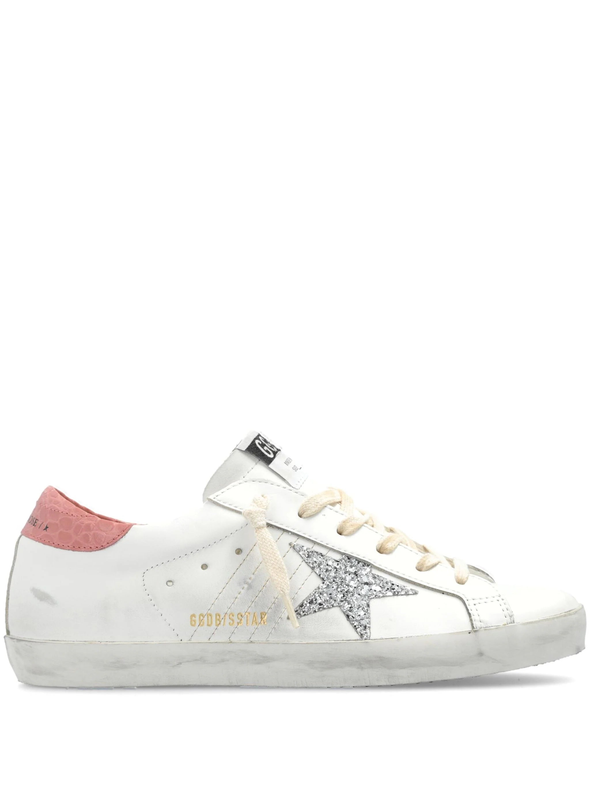 SUPER STAR LEATHER UPPER GLITTER STAR COCCO PRINTED HEEL