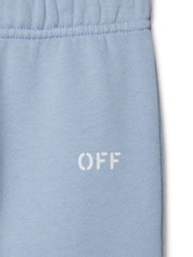 OFF STAMP CLEAR PANT LIGHT BLUE WHITE