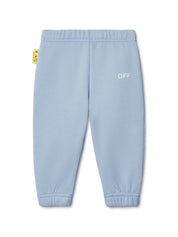 OFF STAMP CLEAR PANT LIGHT BLUE WHITE