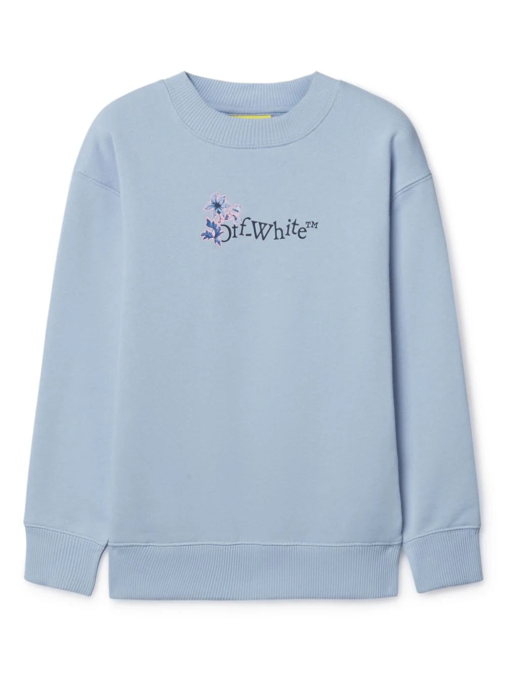 ARROW FLOWERS CREWNECK LIGHT BLUE INDI