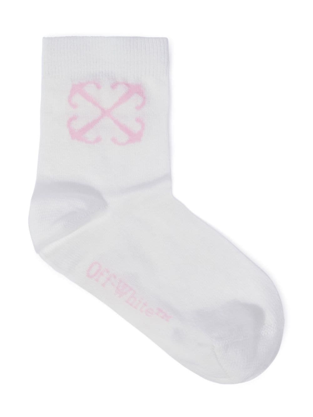 ARROW MID HIGH SOCKS WHITE PINK