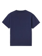 BIG BOOKISH TEE S/S NAVY BLUE REFLECTI