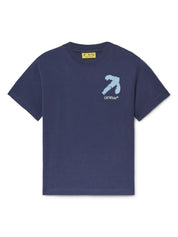 ARROW ACRYLIC TEE S/S NAVY BLUE WHITE