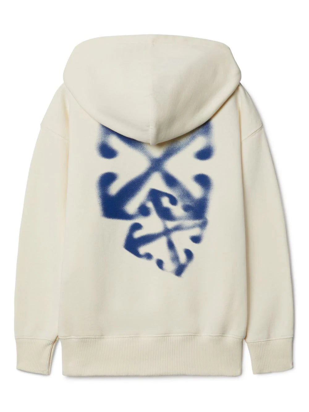 ARROW FADED HOODIE OFF WHITE BLUE