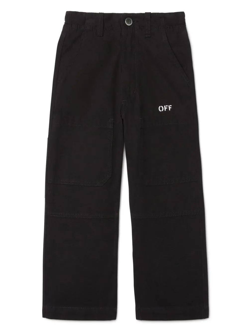 OFF STAMP CLEAR WORKER PANT BLACK WHIT