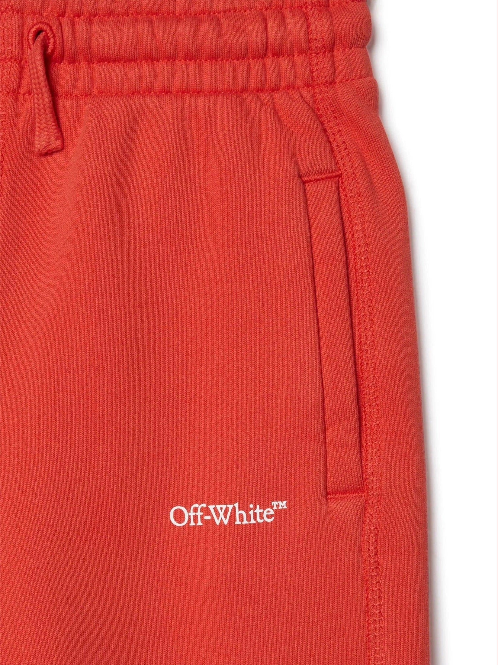 Bookish diag sweatpant red white