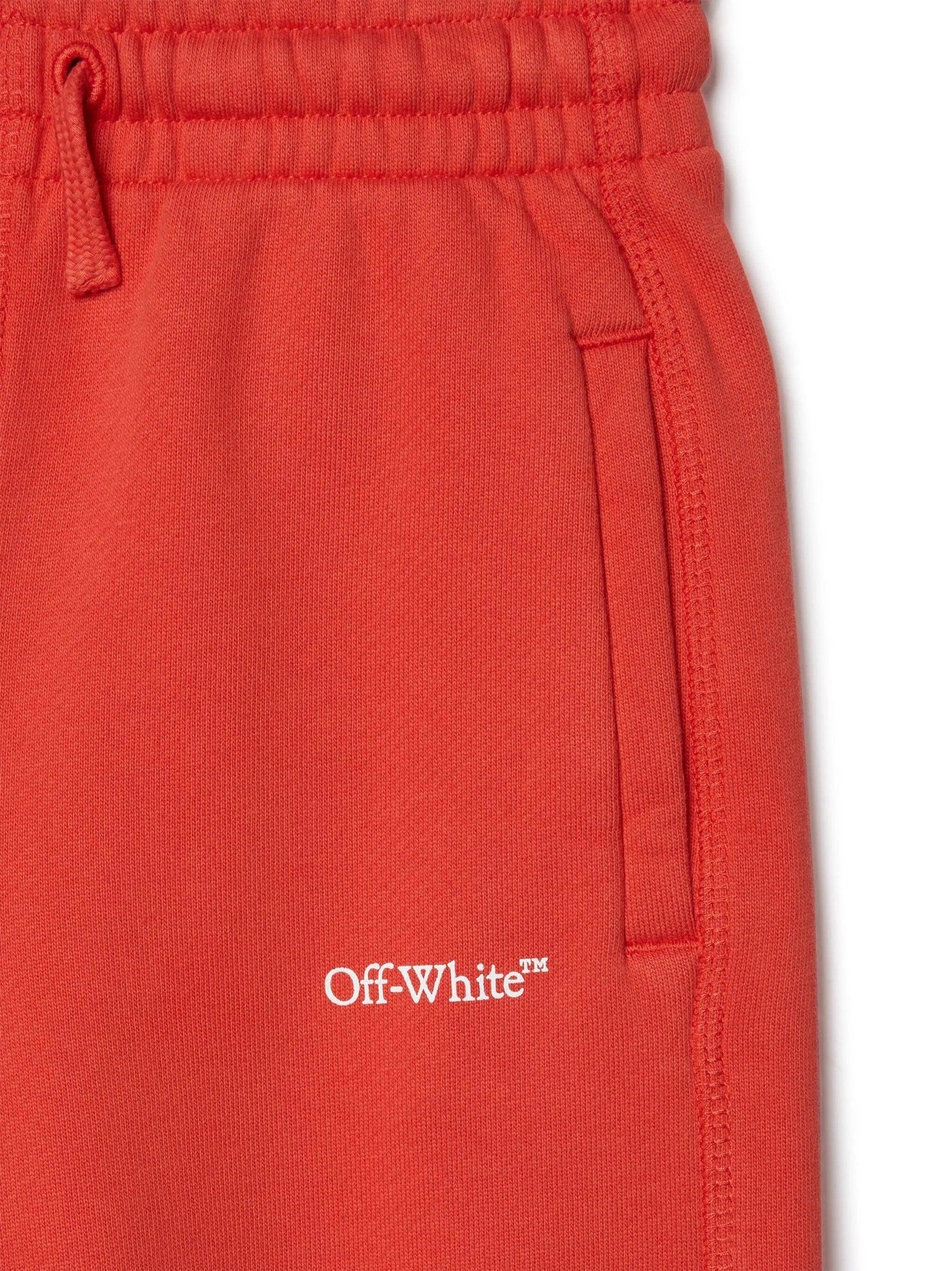 Bookish diag sweatpant red white
