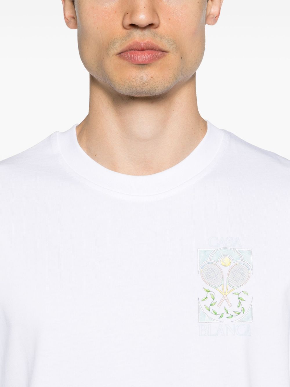 TENNIS PASTELLE PRINTED T-SHIRT