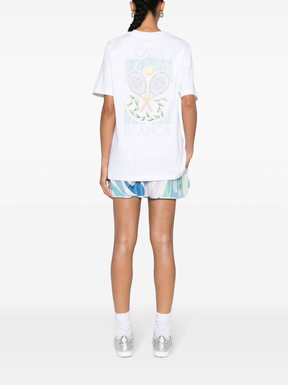 TENNIS PASTELLE PRINTED T-SHIRT