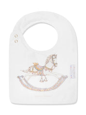 CARRE & SATIN BIB GIFT SET ROCKING HORSE