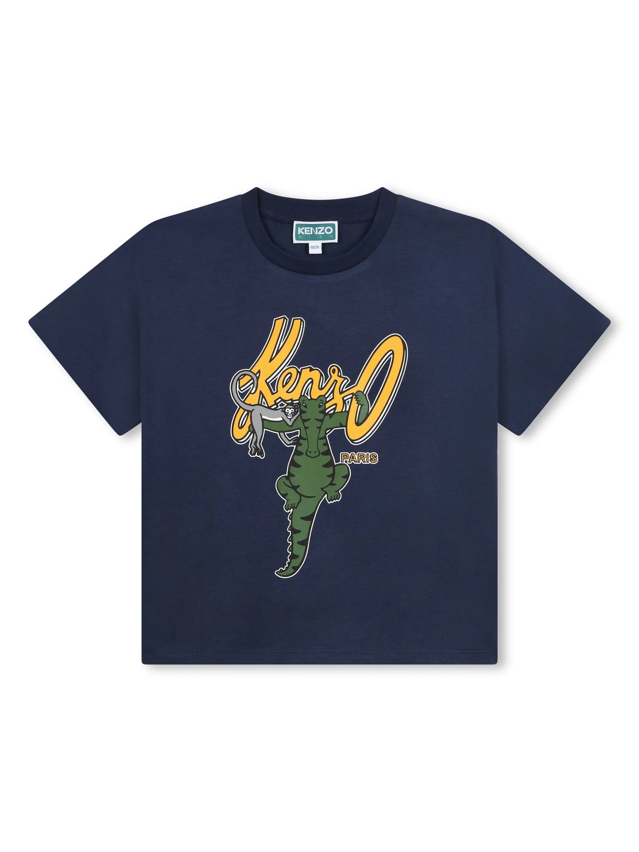 Kenzo Kids logo-print cotton T-shirt