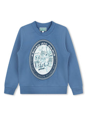 Kenzo Kids graphic-print cotton sweatshirt