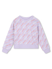 Kenzo Kids logo-print cotton sweatshirt