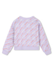 Kenzo Kids logo-print cotton sweatshirt