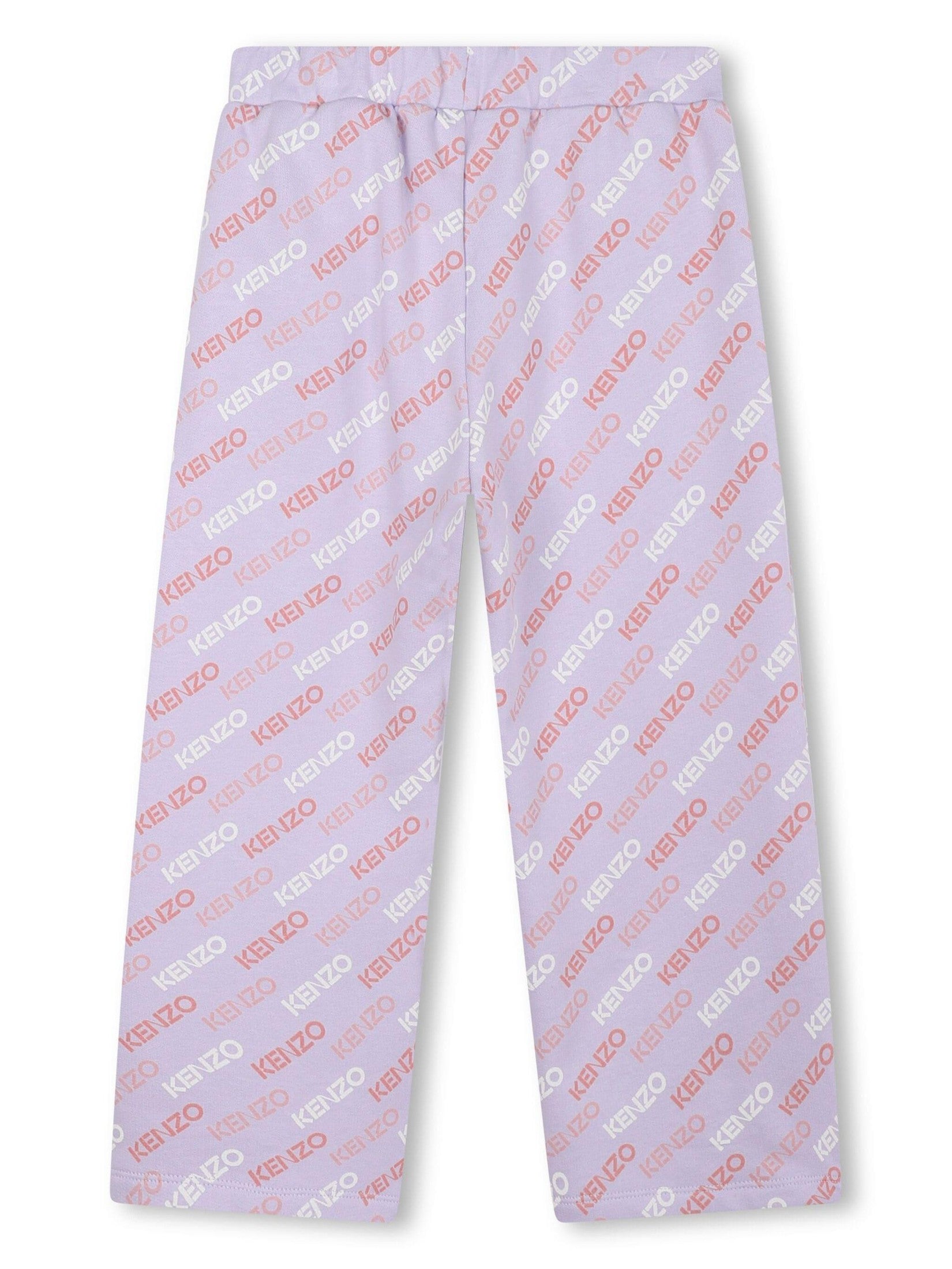 Kenzo kids cotton jogging trousers
