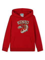 Kenzo Kids hooded cotton sweatshirt