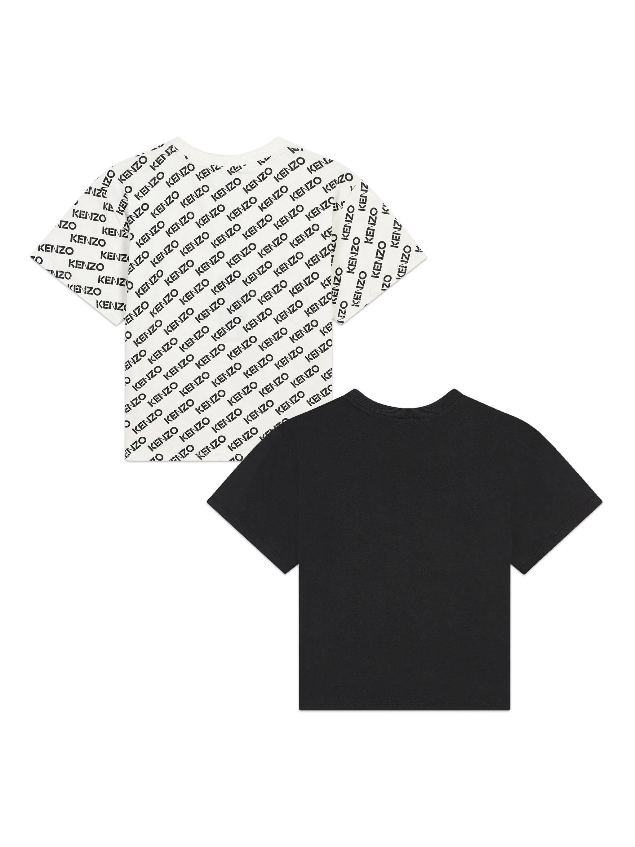 Kenzo Kids logo-print cotton T-shirt (pack of two)