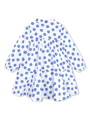 Kenzo Kids polka dot cotton dress