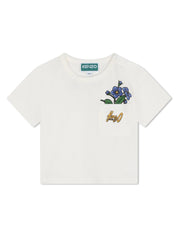 Kenzo Kids floral-print organic cotton T-shirt