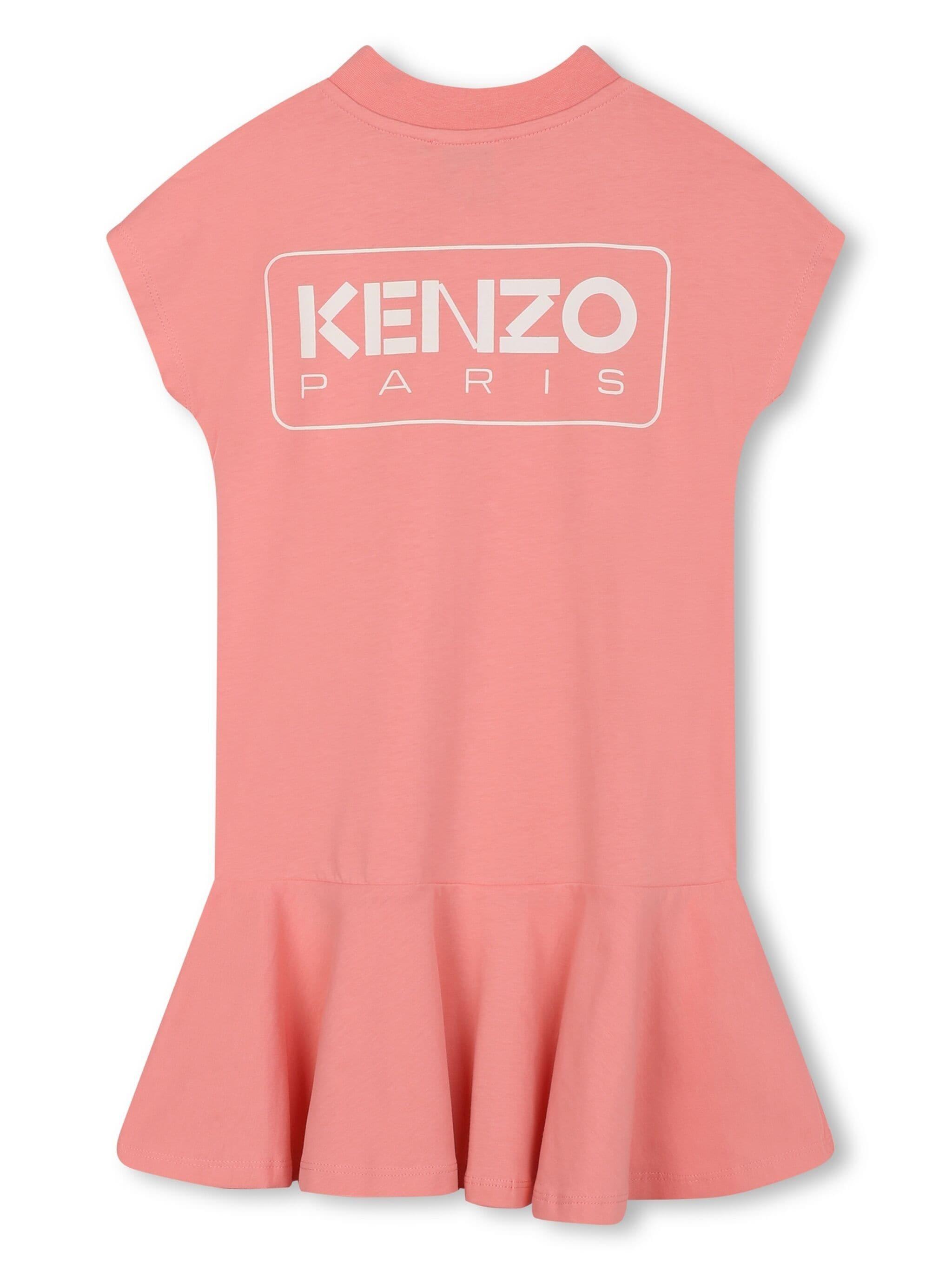 Kenzo Kids logo-print cotton dress