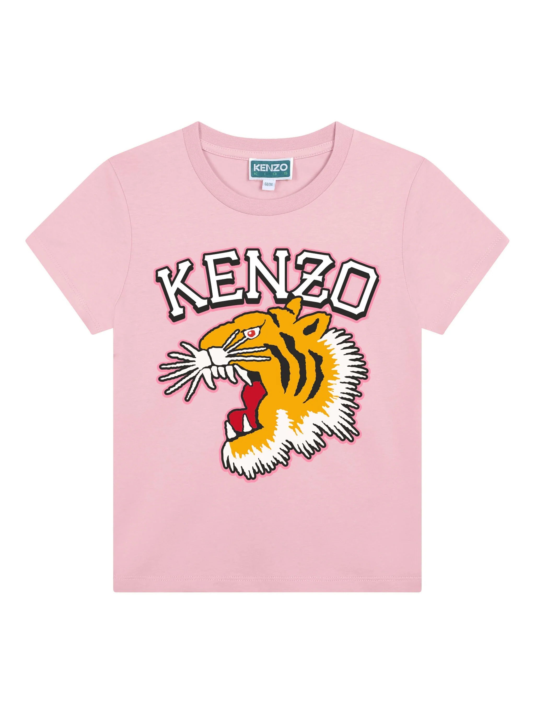 Kenzo Kids logo-embroidered t-shirt