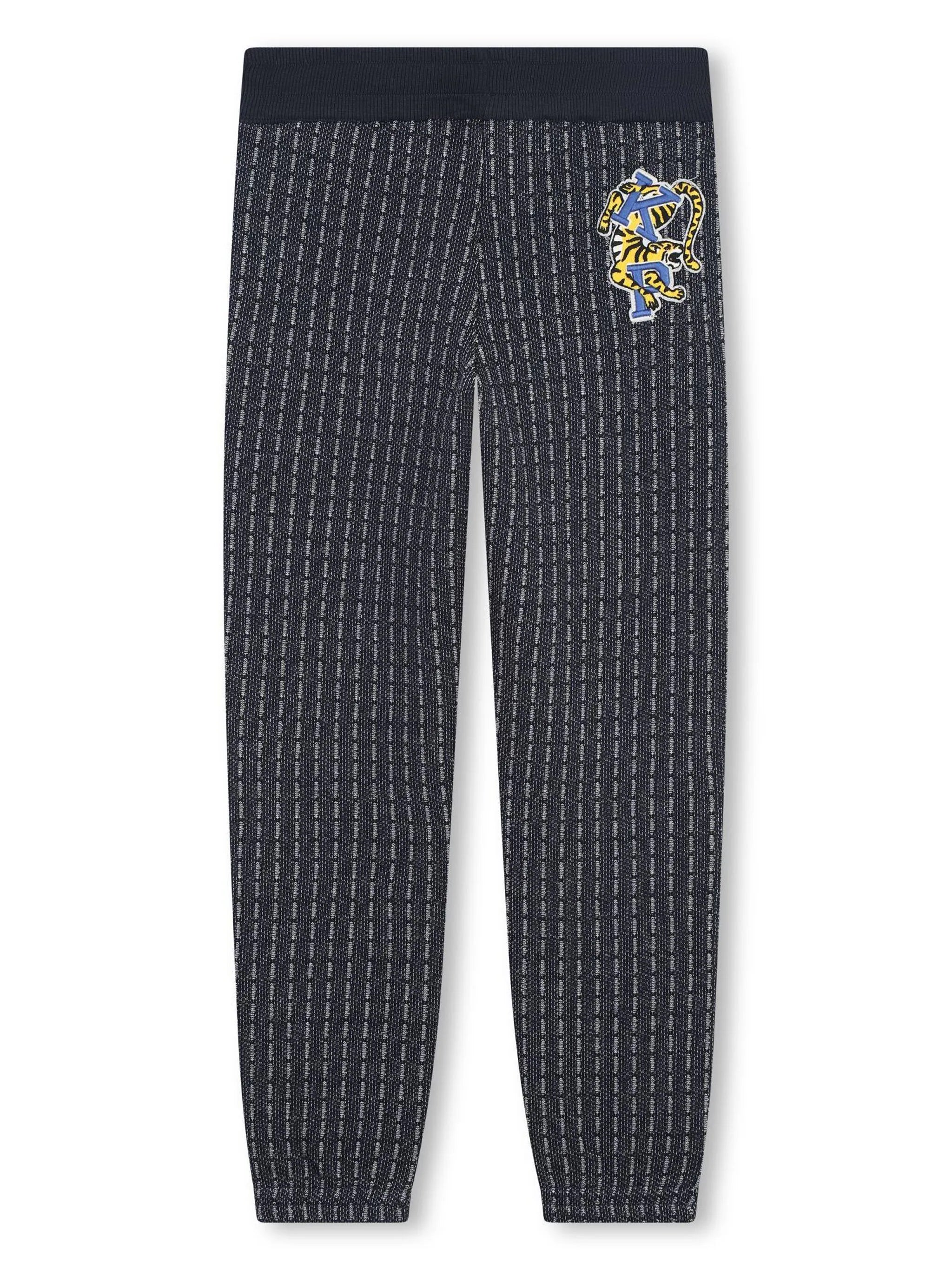 Kenzo Kids Sashiko-fleece cotton track pants