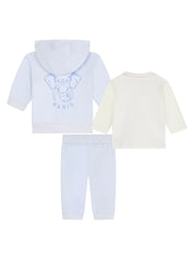 Kenzo Kids logo-print tracksuit set