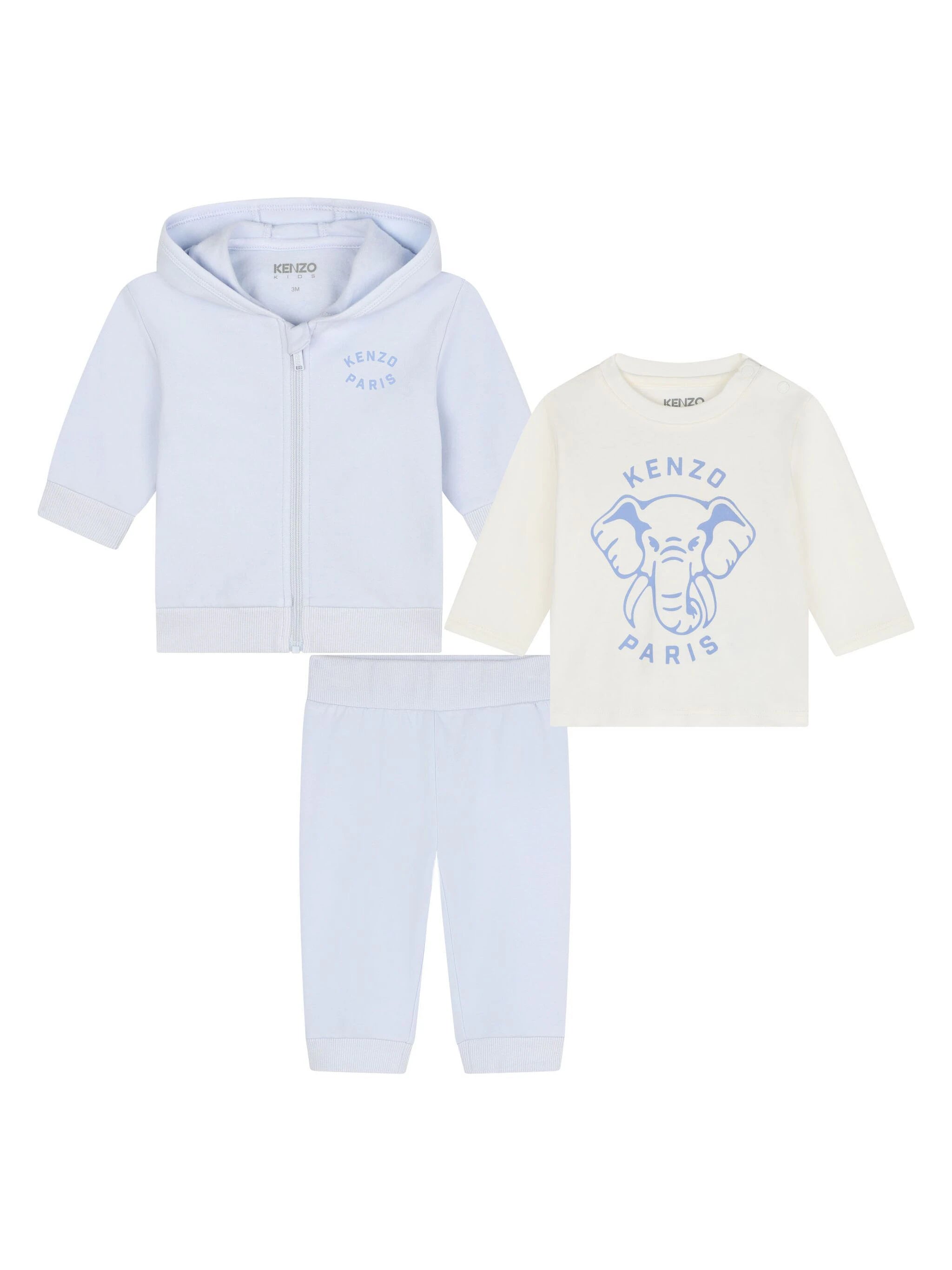 Kenzo Kids logo-print tracksuit set