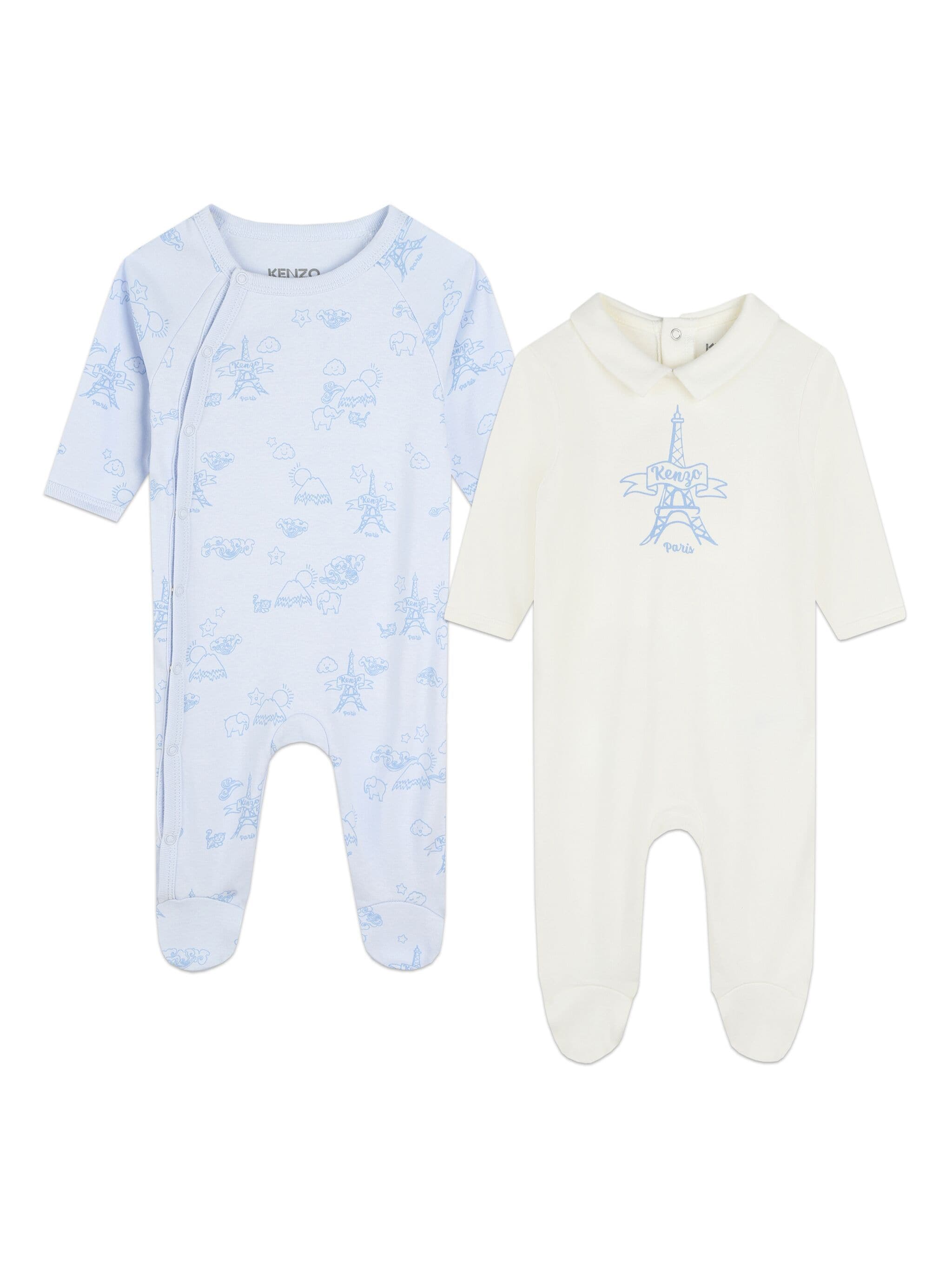 Kenzo Kids organic cotton pajamas (set of two)